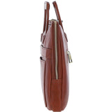 Ashwood Leather Mens Laptop Handle Bag Tan: PL-45