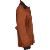 Women's Nubuck Leather Jacket Tan/nub: BARRY