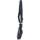 Vintage Small Leather Shoulder Bag Navy – G20