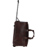Weekend Columbian Leather Travel Holdall Brown : 8146