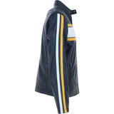 Ashwood Leather Men’s Racing Stripe Jacket Navy: Lambert sp