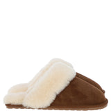Women's Classic Suede Sheepskin Slippers Chestnut: Pippa