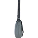 Brampton Leather Men's Emissary Messenger Bag Grey: 64403