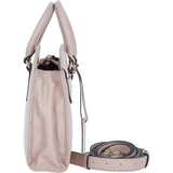Ashwood Leather Handbag with Detachable Crossbody Strap Beige: 64747