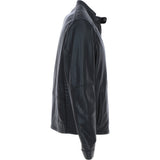 Ashwood Leather Mandarin Collar Men's Biker Jacket Black: e-16110