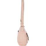 Medium Leather Shoulder Bag Pannacotta Cream : 62239