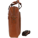 Ashwood Hi Veg Leather Laptop Briefcase Tempo Tan: 8143