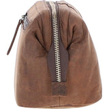 Ashwood Vintage Leather Washbag Brown: Q-47