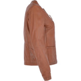 Leather Jacket Cognac/nap: AWL-672
