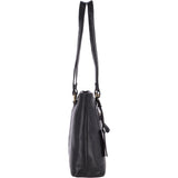 Medium Vintage Leather Handbag Black  – G26