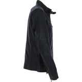 Mens Real Leather Biker Jacket Black: AWM-Lent