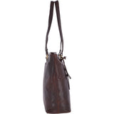 Large Vintage Leather Handbag Brandy – G29