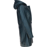 Stylish Ashwood Leather Ladies Three Quarter Jacket Navy: Emilia