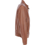 Ashwood Men's Genuine Leather Bomber Jacket Tan: AW-2255