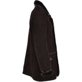 Mens  Sheepskin Coat Brown/snu: KE-183