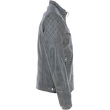 Ashwood Premium Leather Mens Vintage Biker Jacket Gray: AWM-N2