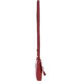 Ashwood Genuine Leather Crossbody Bag Red: G-15