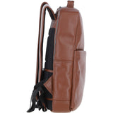 Brampton Leather Men's Backpack Tan: 64408