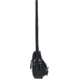 Ashwood Leather Women’s Round Buckle Crossbody Bag Black: S-30