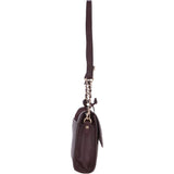 Natural Hair On Hide Medium Cross Body Bag Bordeaux – 61410