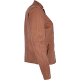 Leather Jacket Tan/nap: AWL-710