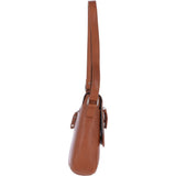 Medium Luxury Leather Travel  Bag Tan: TED
