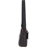 Ashwood Leather Men's Cross Body Flap Bag Brown: PL-44