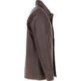 Classic Ashwood Men's Aq Brown Leather Jacket: AWM-REEFER