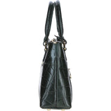 Croc Finish Leather Tote Bag Green/croc: 19-157