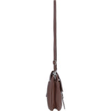 Ashwood Leather Smartphone Crossbody Bag Cognac: York