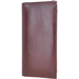 Vegetable Tanned Note, Coin & 8 Card Envelope Purse Chestnut : V-63