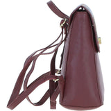 Ashwood Leather & Harris Tweed® Cloth Compact Backpack Wine/Mcload: TW-65-17-WM