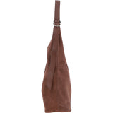 Ashwood Leather Brown Suede Bag: LB-6354