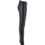 Skinny Fit Leather And Lycra Leggings Black: LEATHER LEGGINGS