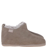 Fenland Classic Suede Sheepskin Bootie Slippers Taupe: DARWIN