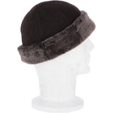 Ladies Luxury Sheepskin Hat Mid Brown: 34