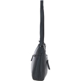 Ashwood Leather Ladies Essential Crossbody Bag Black: MI-09