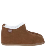 Fenland Classic Suede Sheepskin Bootie Slippers Chestnut: DARWIN