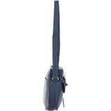 Ashwood Leather Ladies Crossbody Bag Navy: Glasgow