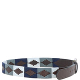 Ashwood Leather Multicolored Handmade Belt White: POF-45