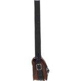 Heritage Handcrafted 100 Capacity Leather Cartridge Bag Oily Brown : Madox