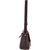Vintage Leather Cross Body Shoulder Bag Brandy – G22