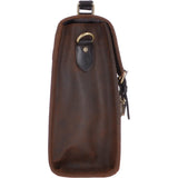 Vintage Oily Hunter Leather Briefcase Brown: Walter