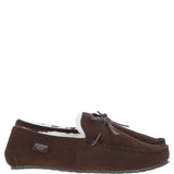 Fenland Classic Mens Suede Sheepskin Maverick Slippers Brown