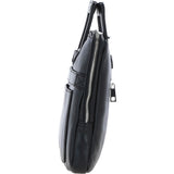 Ashwood Leather Mens Laptop Handle Bag Black: PL-45