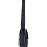 Ashwood Leather Men's Cross Body Flap Bag Black: PL-44
