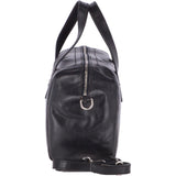 The Bridge Medium Italian Leather Barrel Bag Iron Blue  - 44253 01 09 NH
