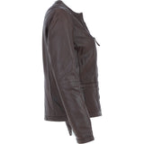 Leather Jacket Mid Brown: AWL-672