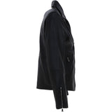 Brampton London Men's Real Leather Biker Jacket Black: BLM F-35