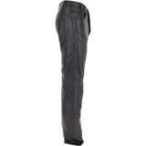 Mens 501 Leather Jeans Black: MENS 501 JEANS